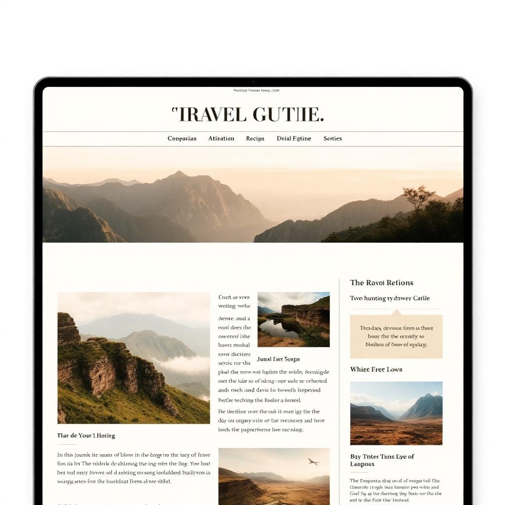 Travel Journal